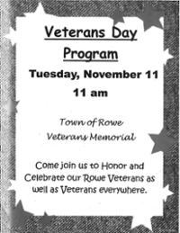 Veterans Day Program