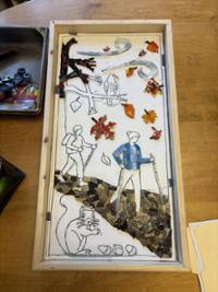 Work on Rowe Town Mosaic