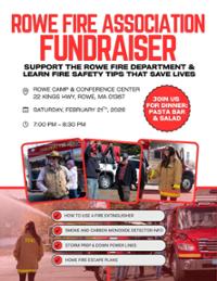 Rowe Fire Association FUNDRAISER