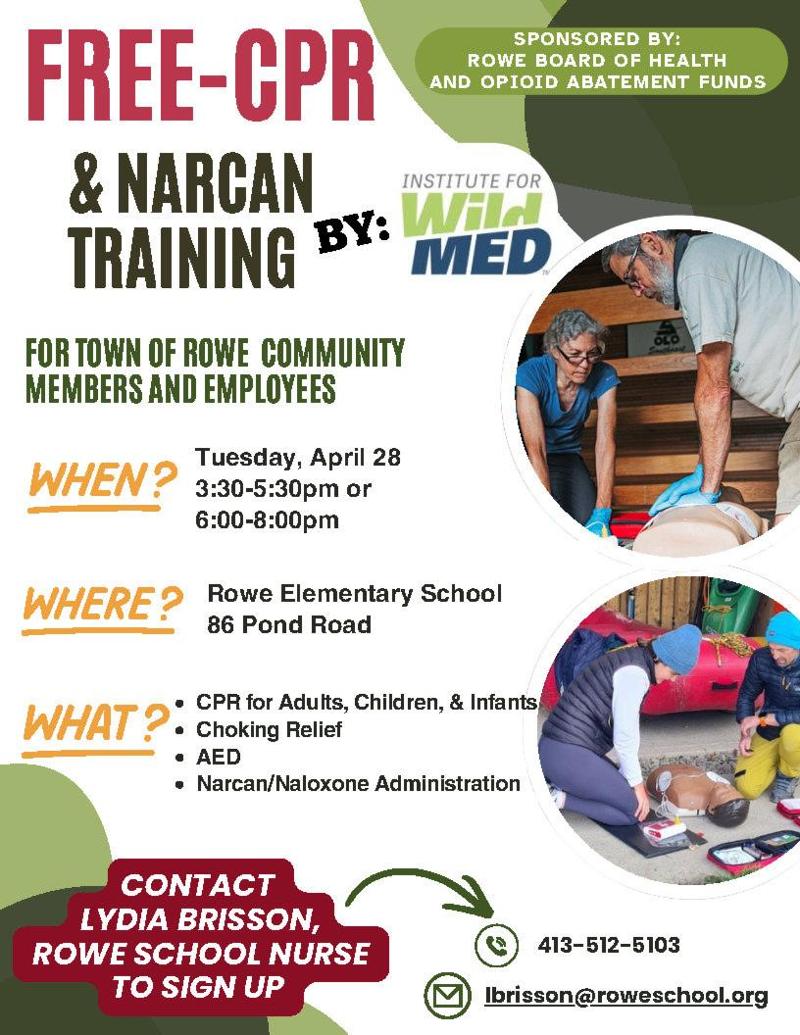CPR AND NARCAN TRAINING