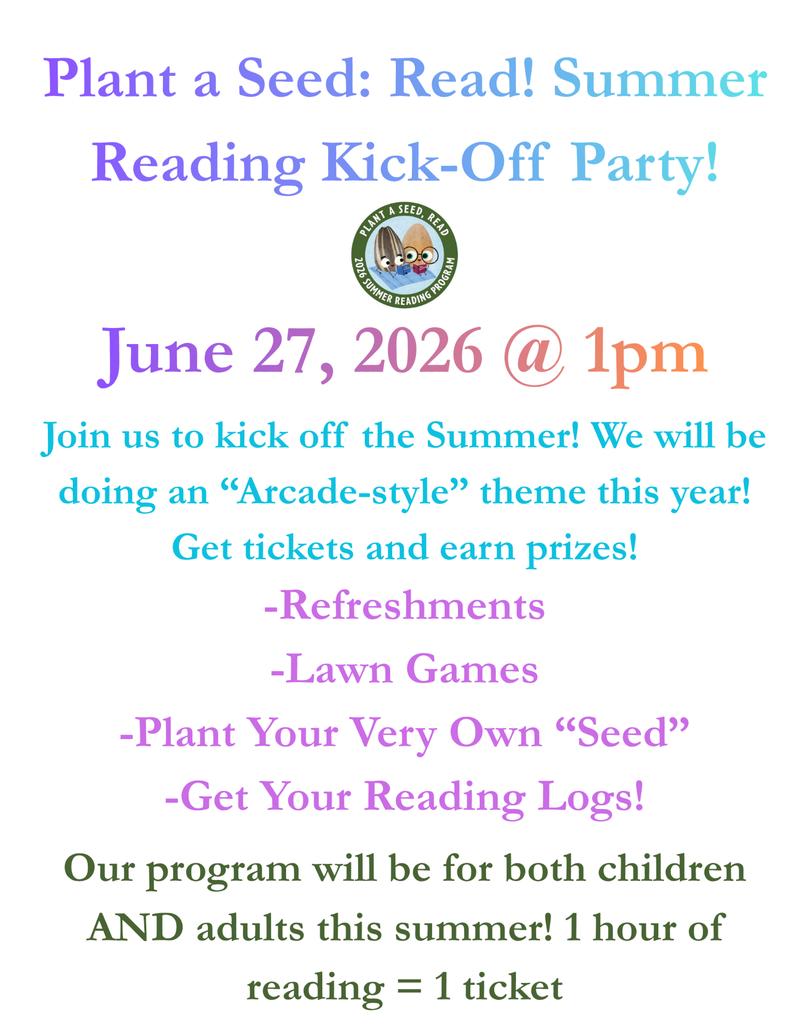 Summer Reading Kick-Off Party