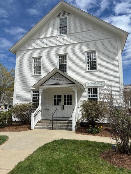 front of rowe town hall
